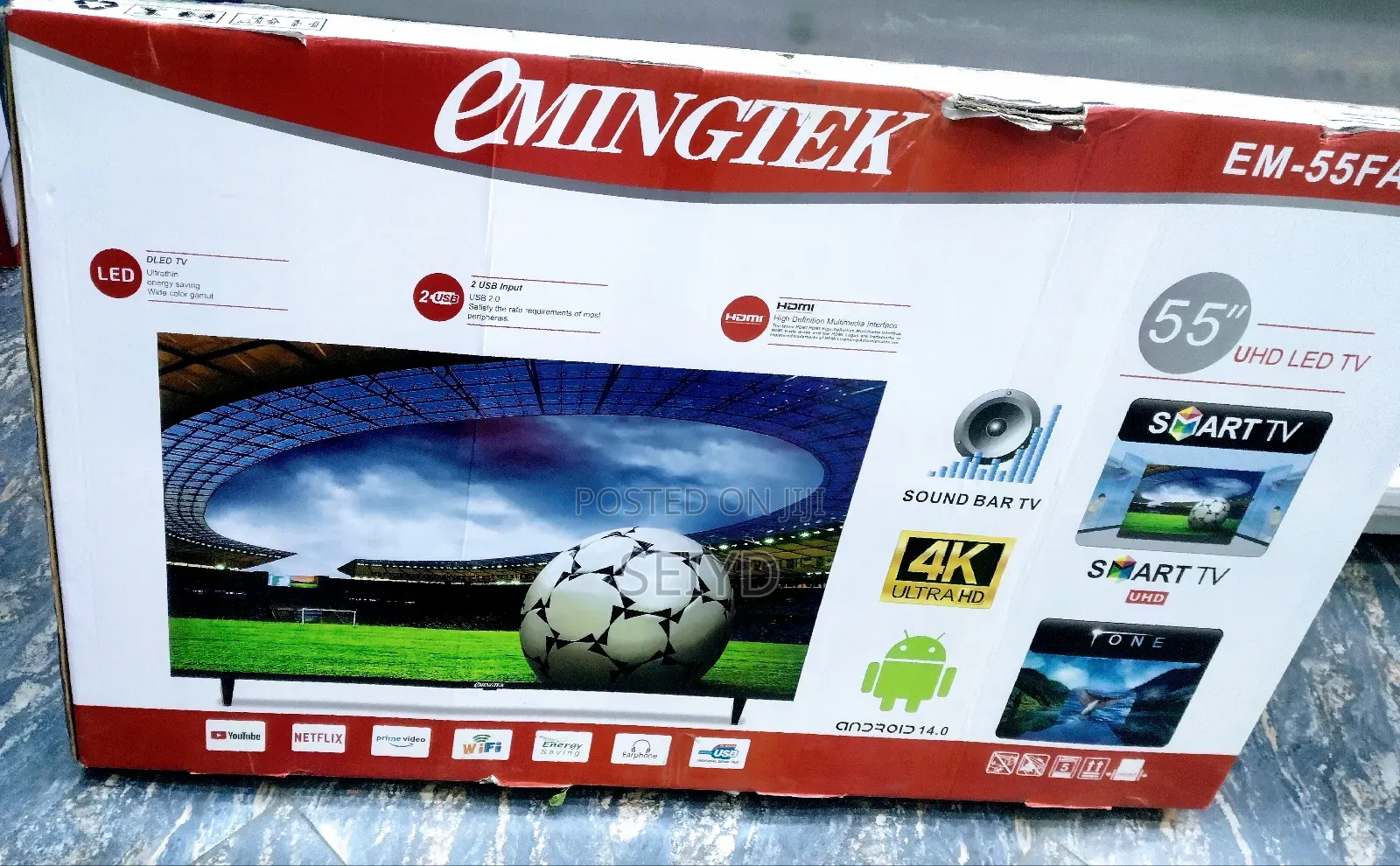 Emingtek Tv 55 Inch Smart