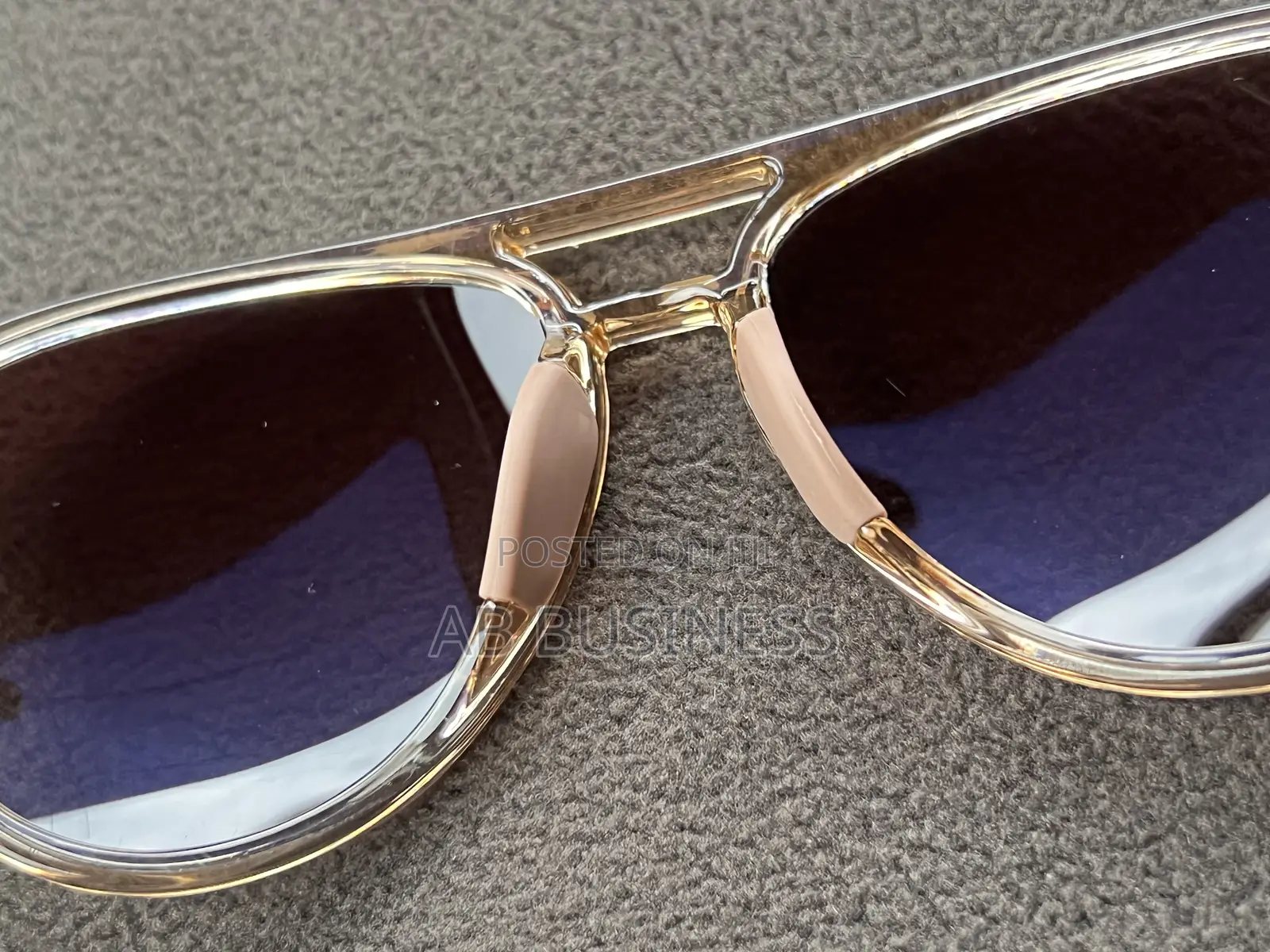 Light Gradient Brown Aviators Sun Glasses