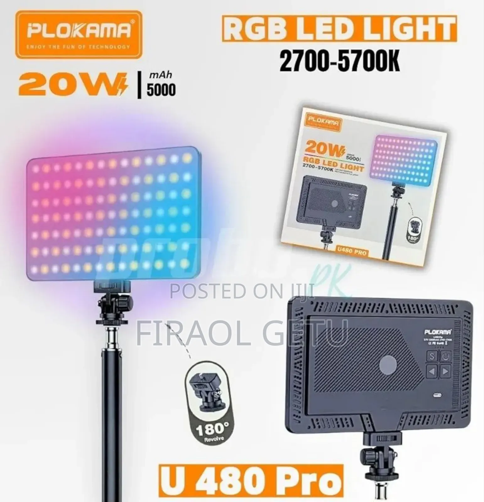 Plokama U480 Pro 20w RGB Led