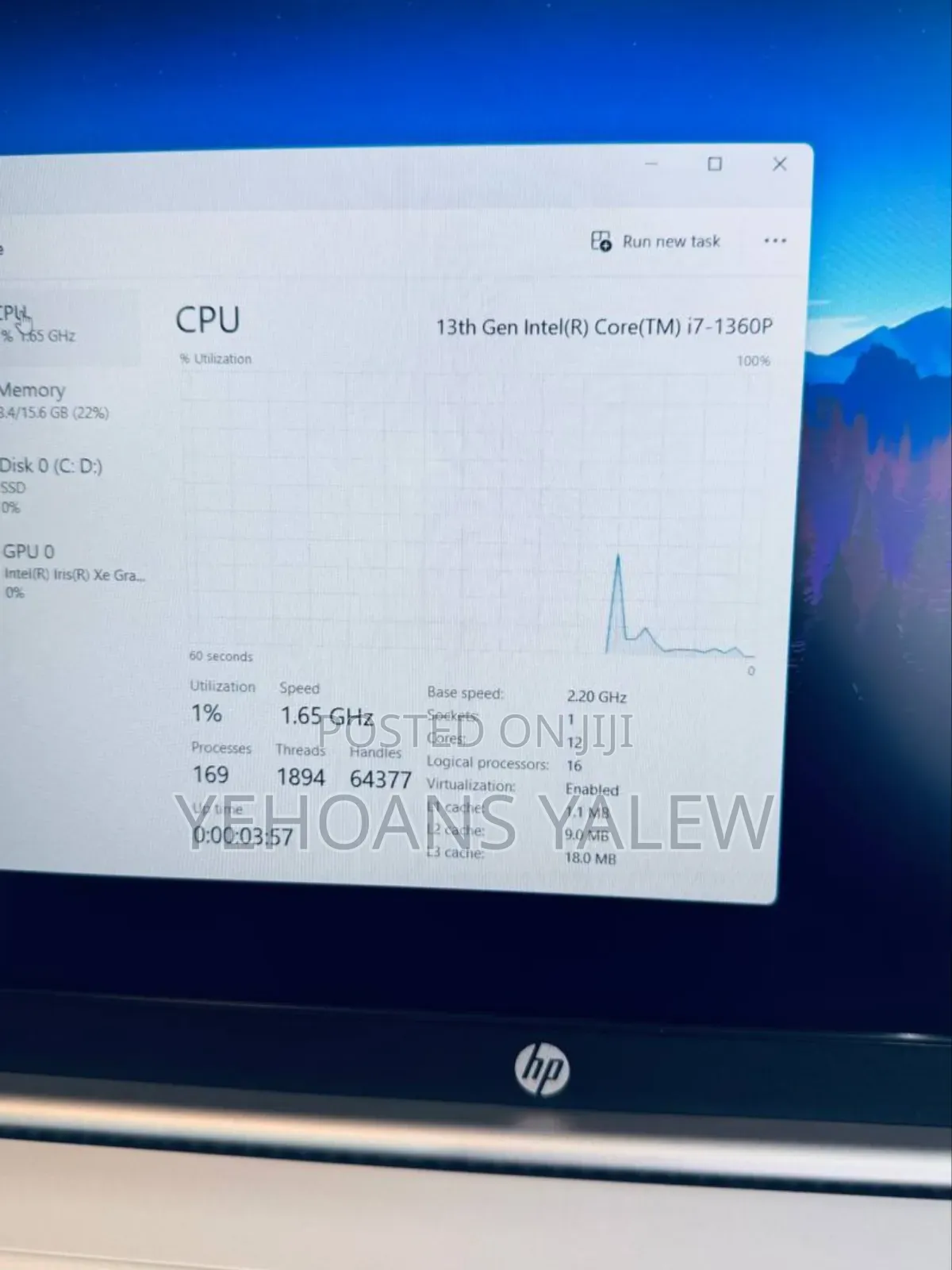 New Laptop HP Pavilion 15 16GB Intel Core I7 SSD 1T