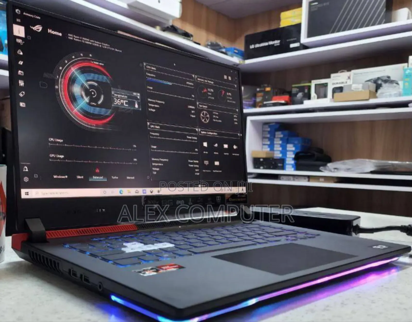 New Laptop Asus ROG Strix G15 16GB AMD Ryzen 9 SSD 512GB