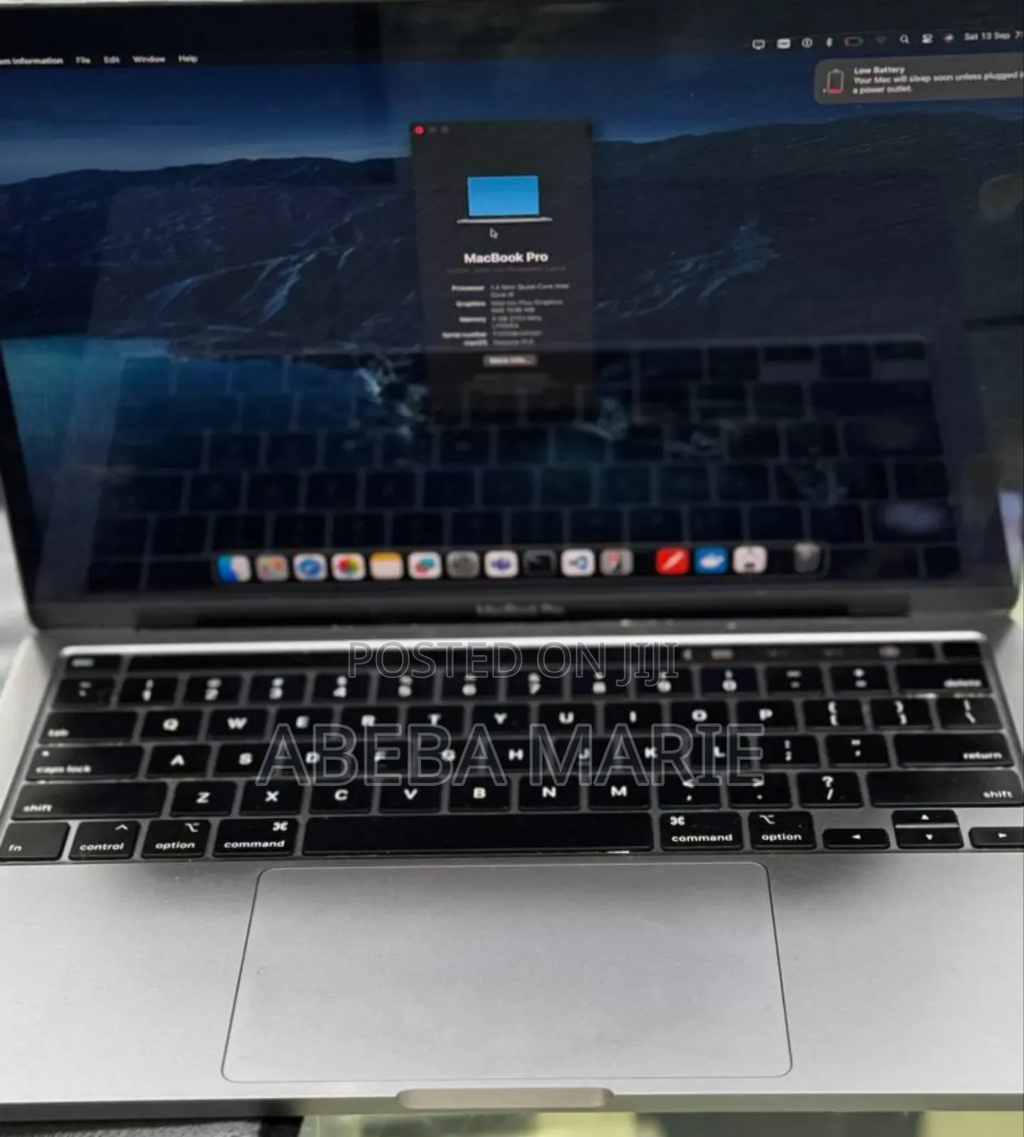 New Laptop Apple MacBook Pro 2020 8GB Intel Core I5 SSD 256GB