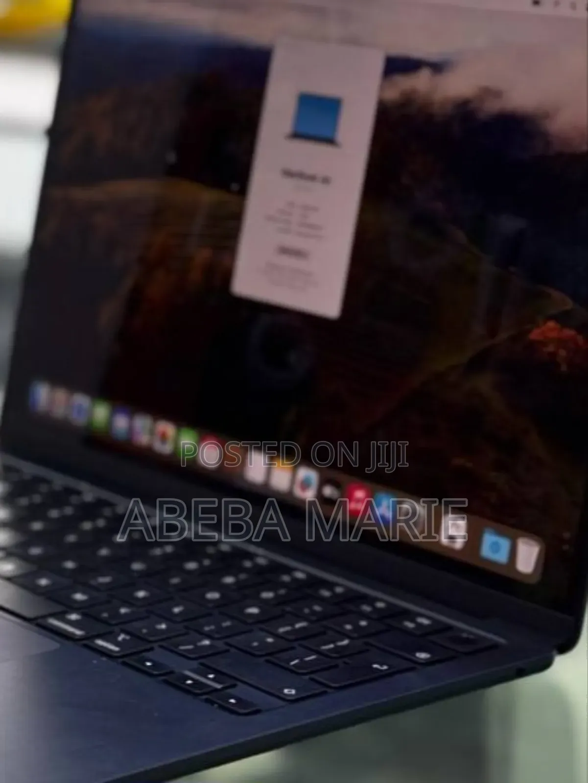 New Laptop Apple MacBook Air 2022 M2 16GB Intel Core I5 SSD 256GB