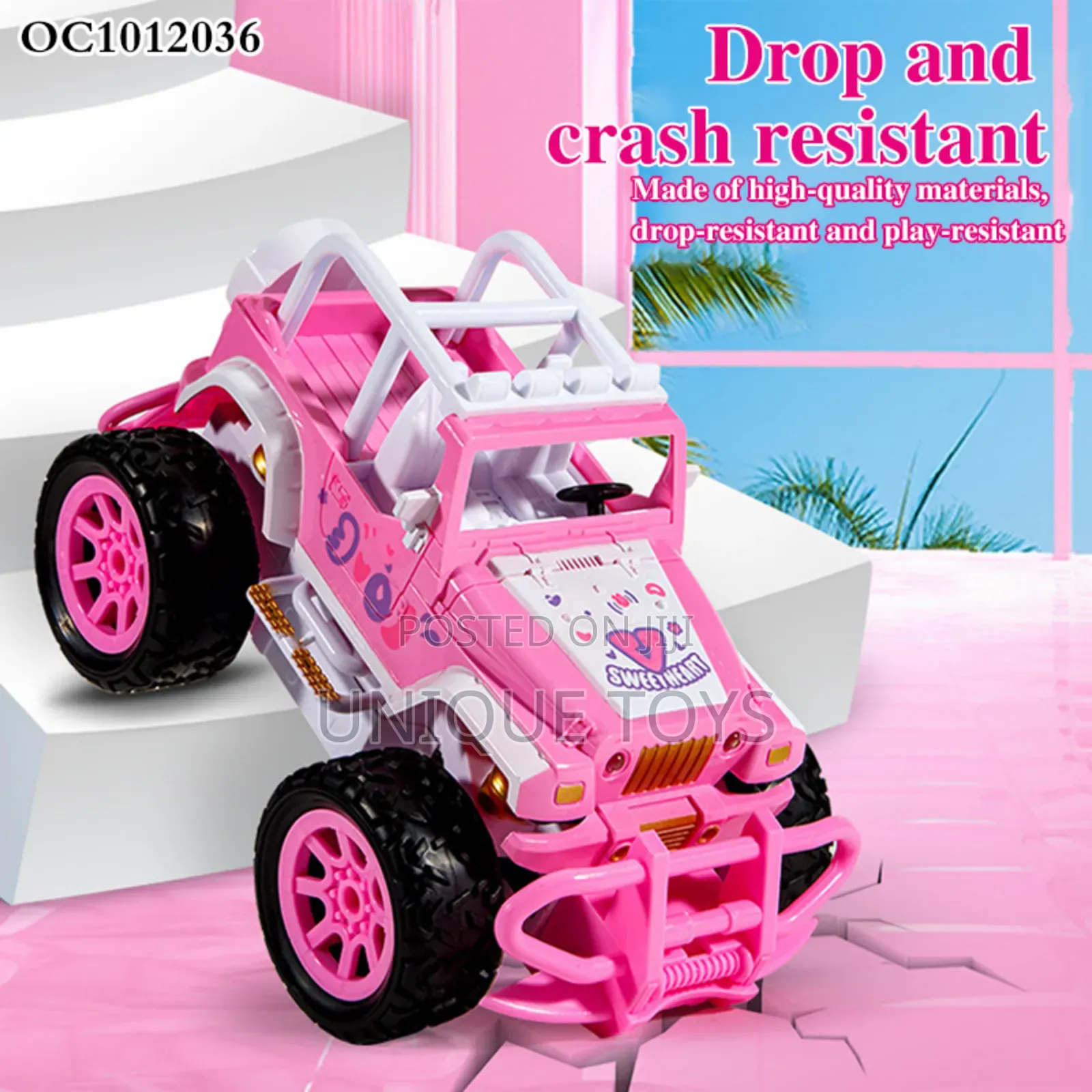 1:16 Pink Off-Road Princess Rc Stunt Car