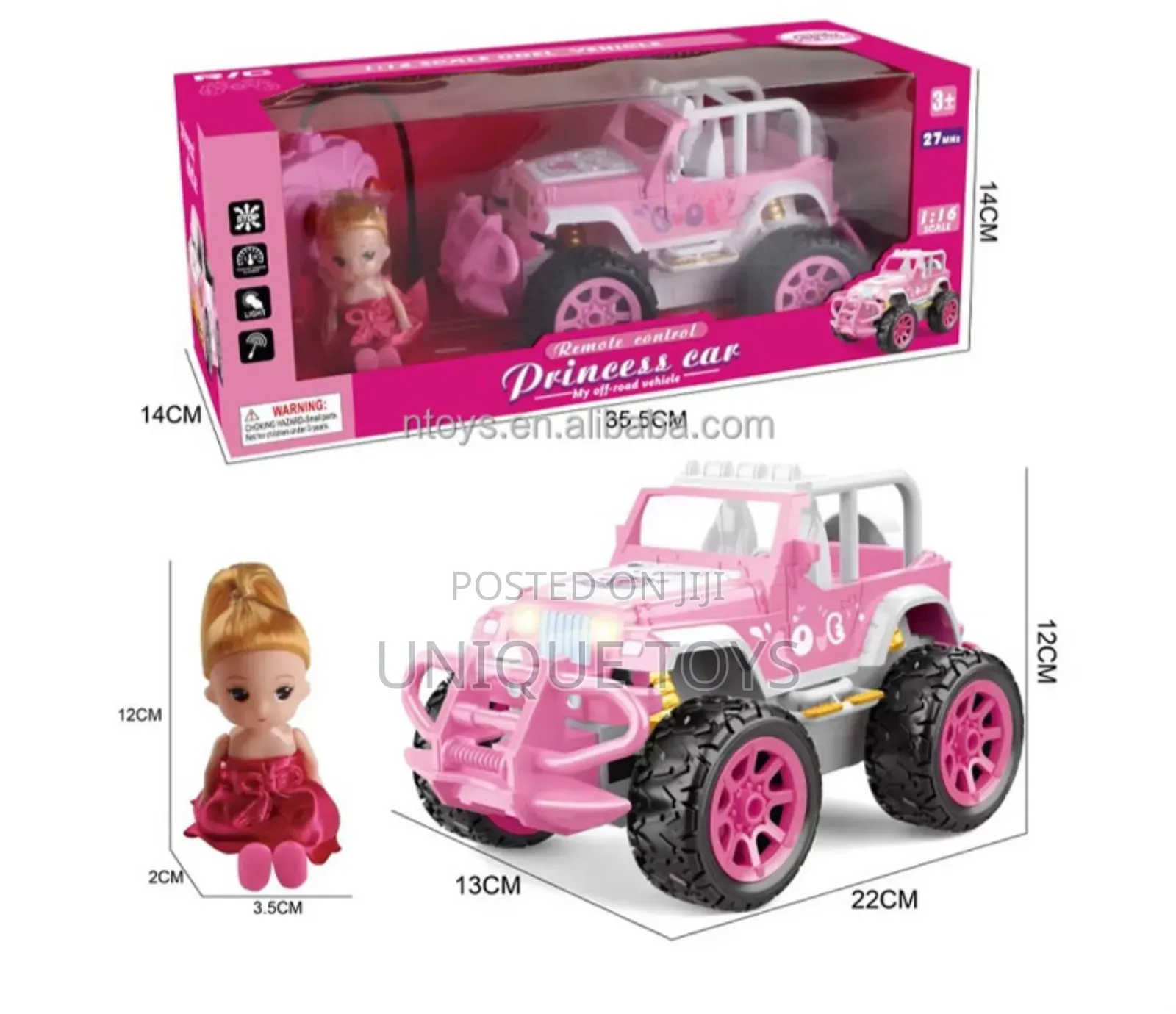 1:16 Pink Off-Road Princess Rc Stunt Car
