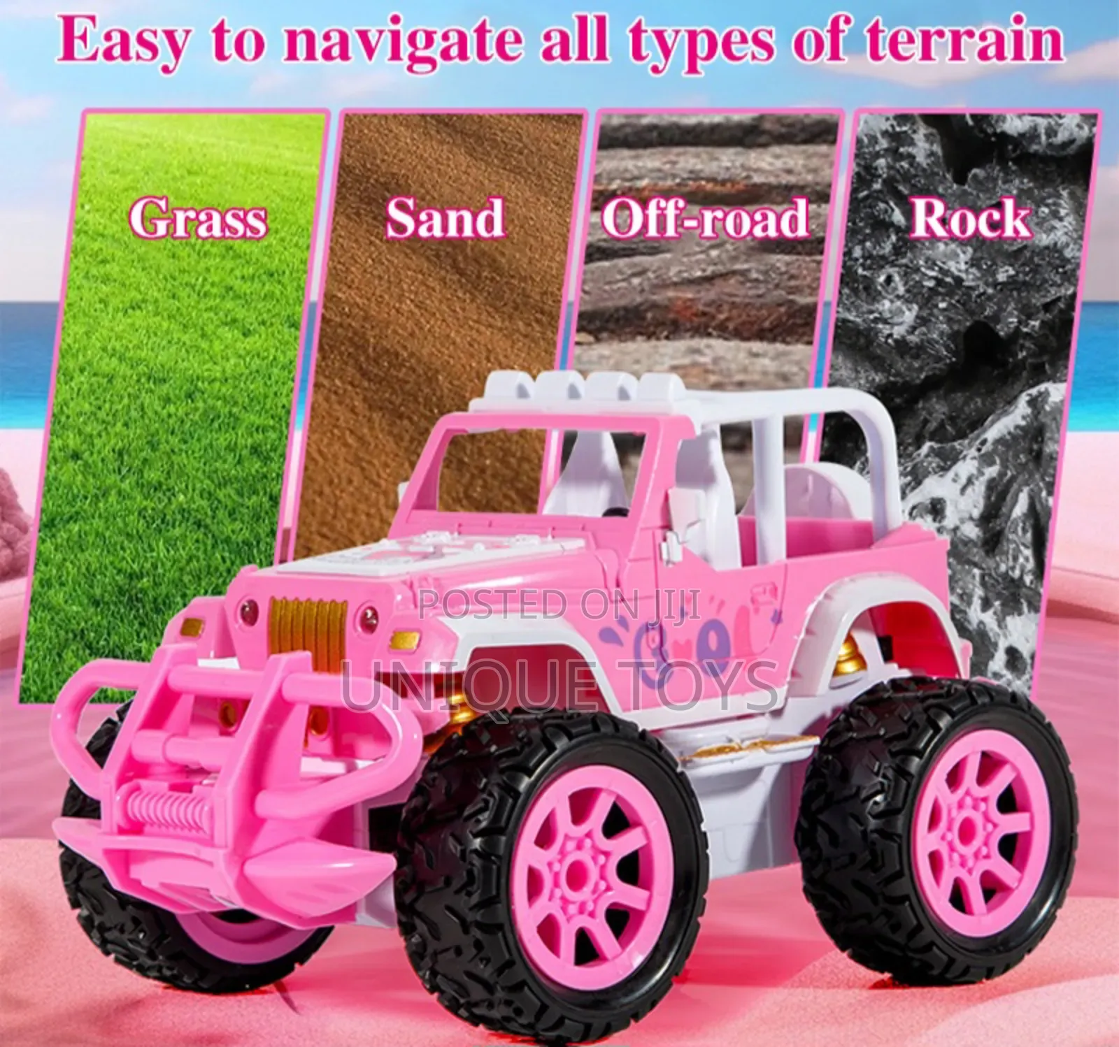 1:16 Pink Off-Road Princess Rc Stunt Car