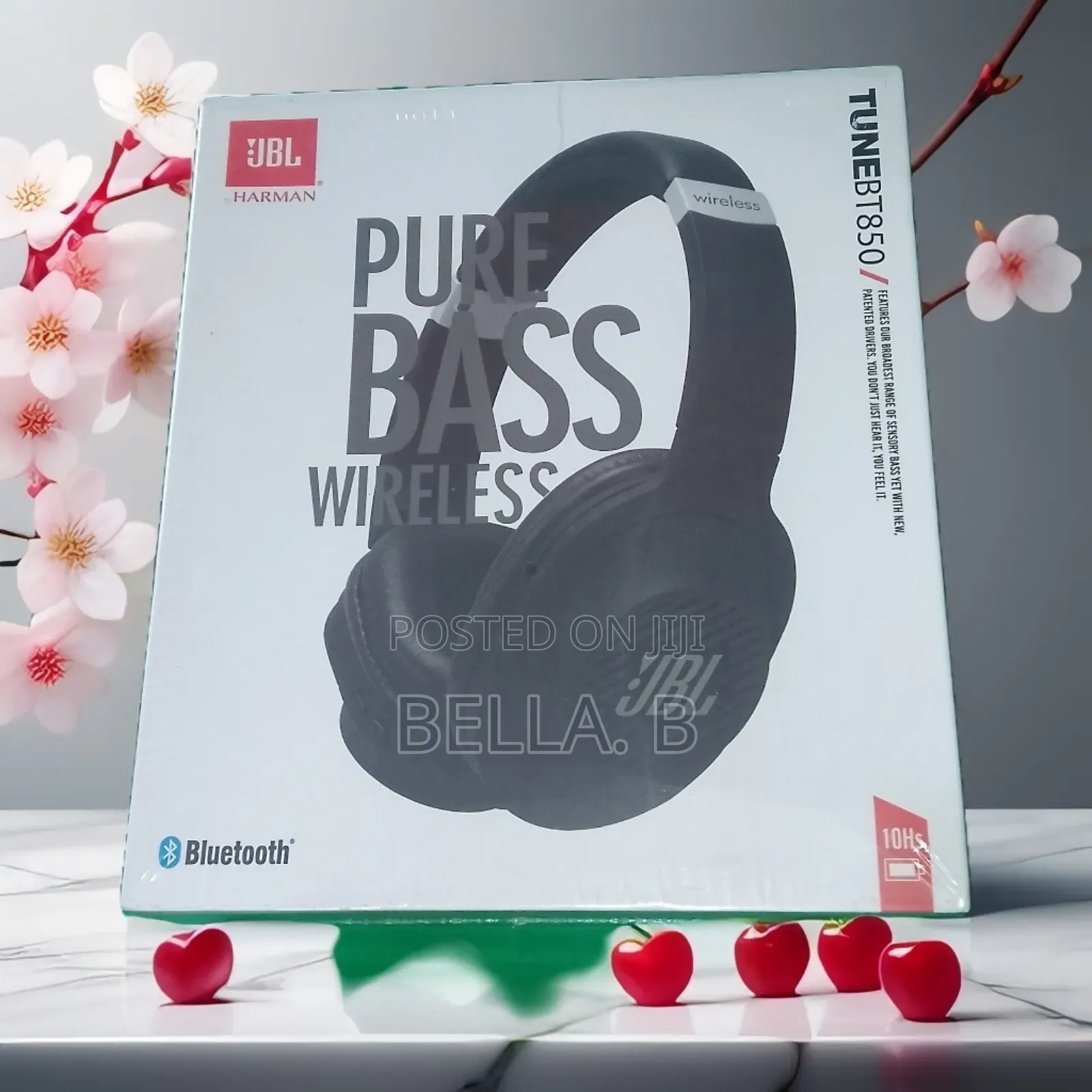 Brand New 850bt JBL Headset: Sweat and Water Resistant.