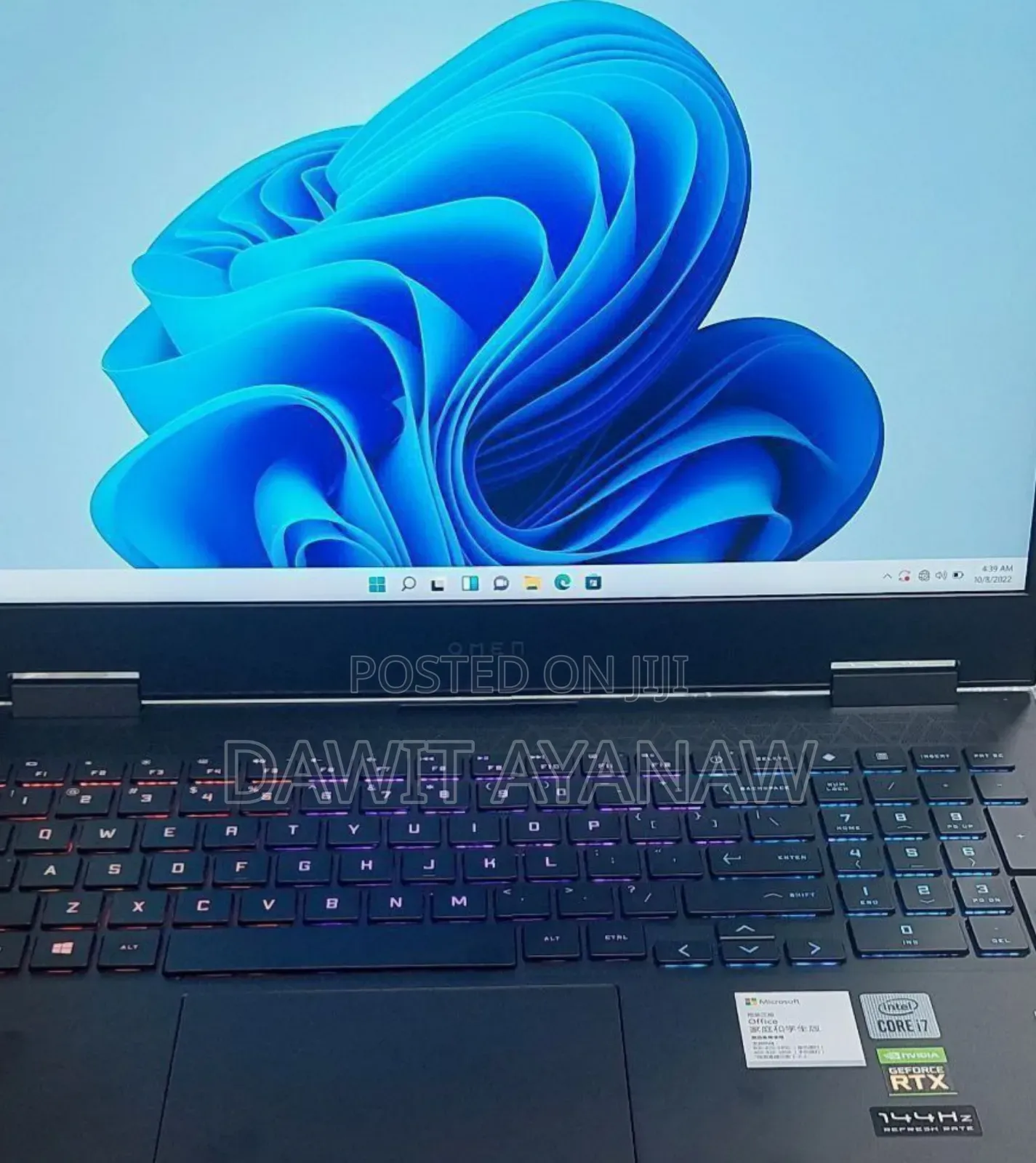 New Laptop HP Omen 16 16GB Intel Core I7 SSD 512GB