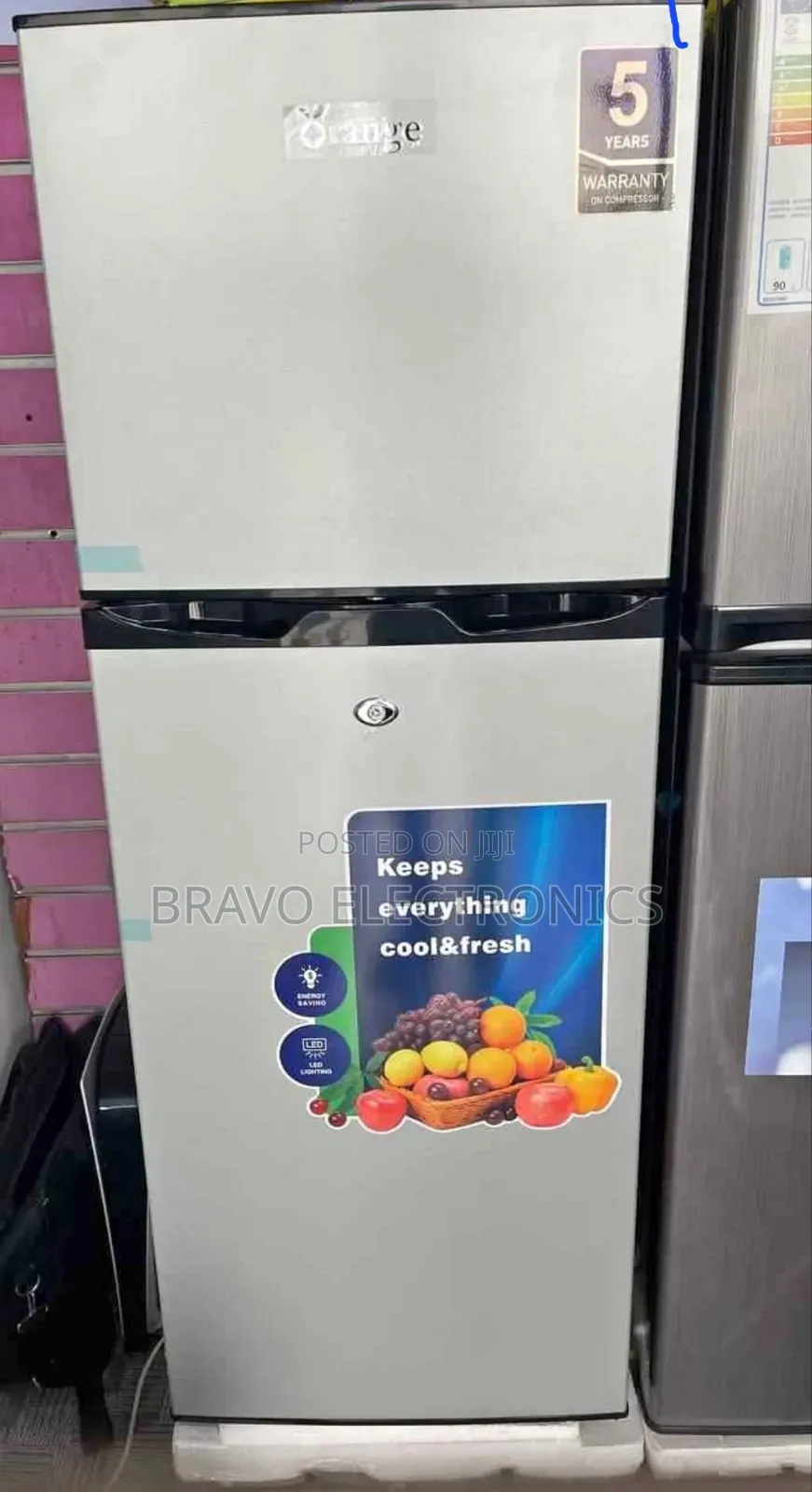 Orange 210l Refrigerator – Compact, Powerful Stylish