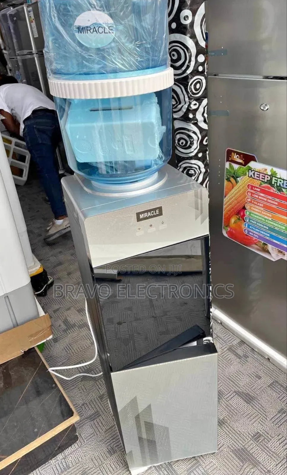 Miracle Water Dispenser Mini Refrigerator – 2 in 1 Convenience!