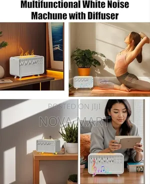 3-in-1 White Noise Machine With Humidifier Speaker