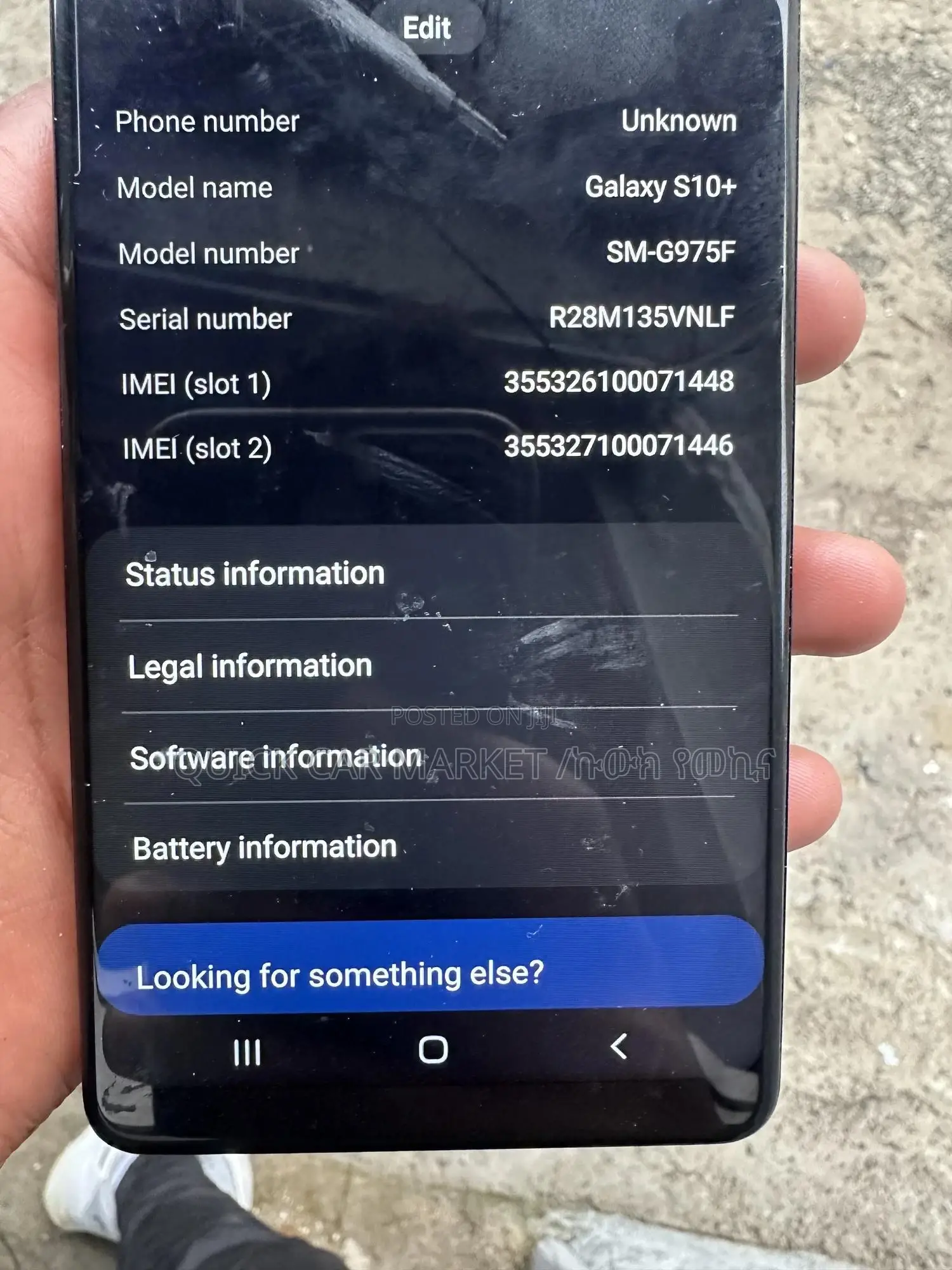 Samsung Galaxy S10 Plus 128 GB Black