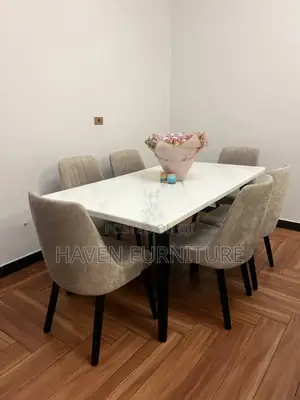 Photo - Dining Table With Grey Color