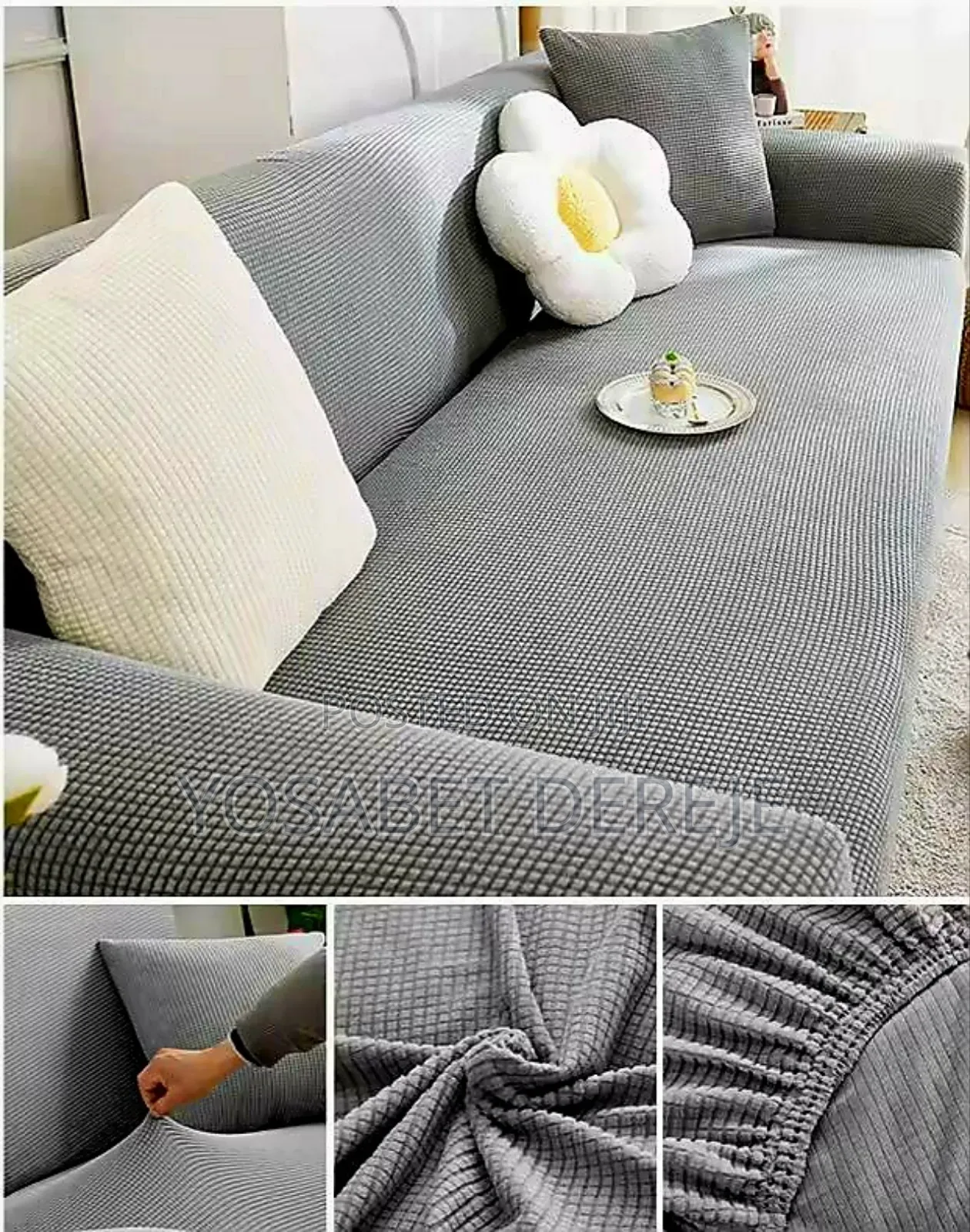 Sofa Cover ውብ እና ማራኪ እይታ የሚፈጥሩ የሶፋ ጨርቆች