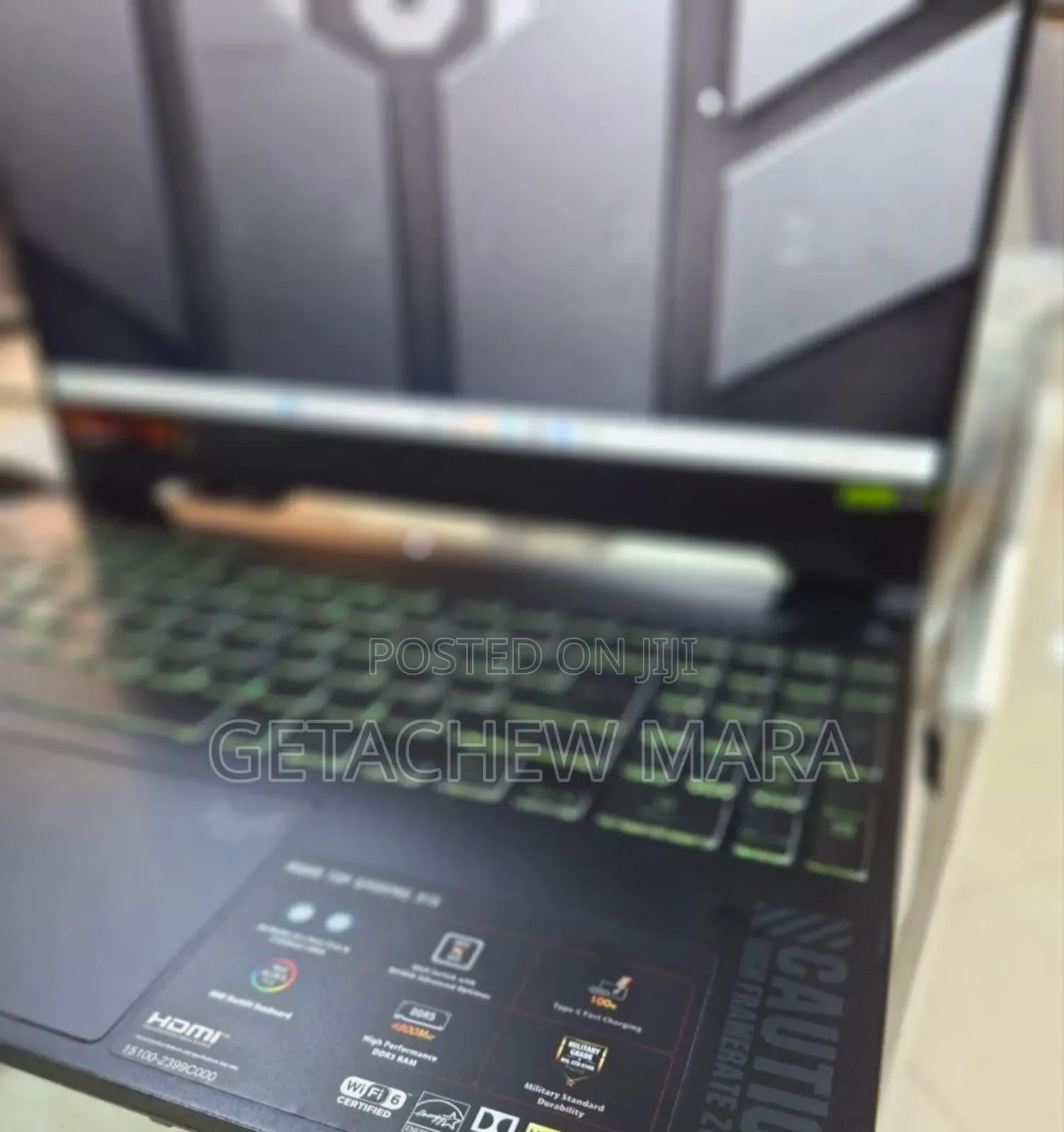 New Laptop Asus TUF Gaming A15 16GB AMD Ryzen 7 SSD 512GB