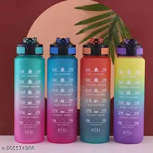 Motivational Water Bottle With Time Marker