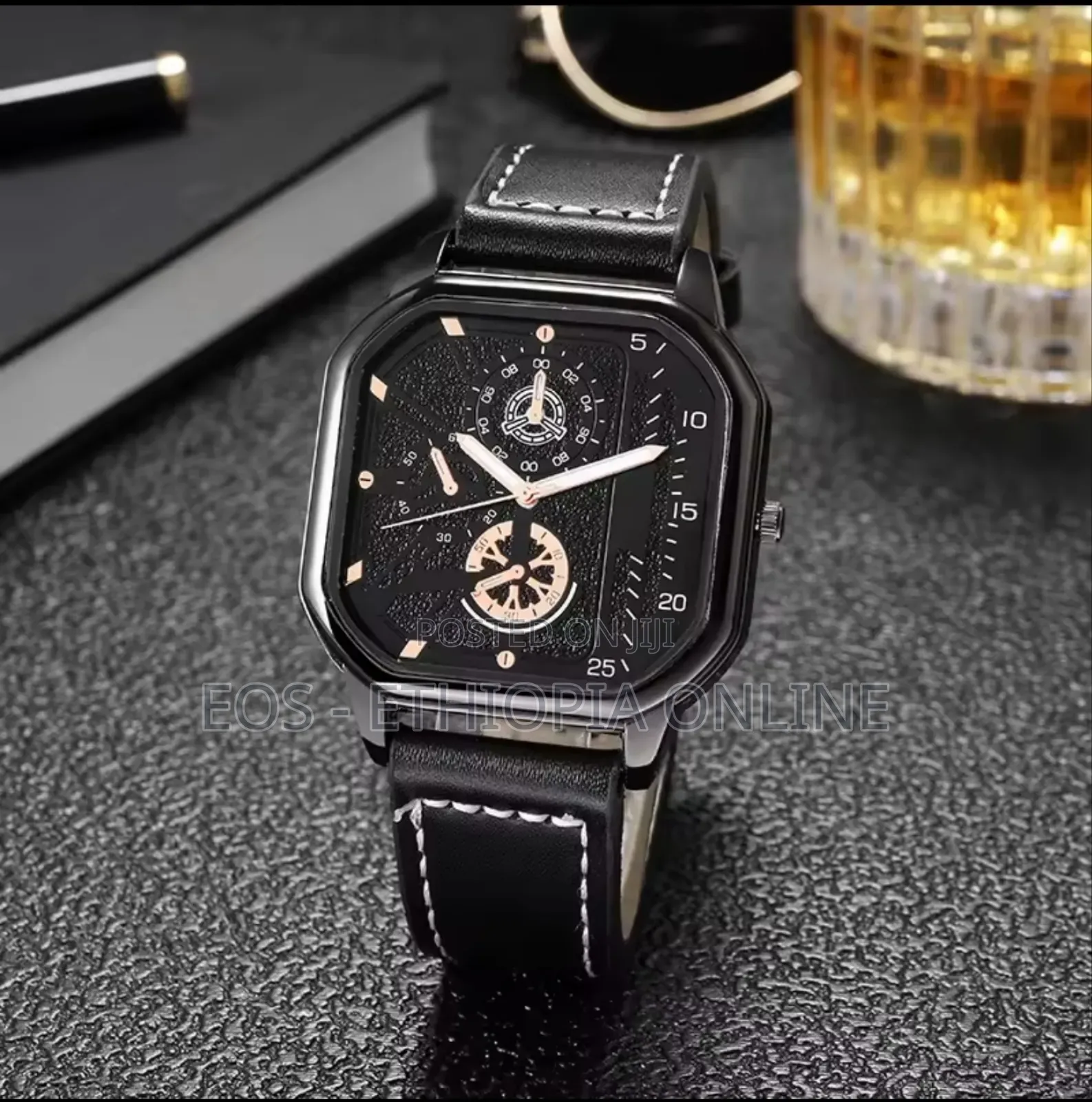 Alloy Squared Quartz Men's Watch [Preorder]