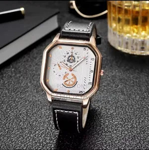 Alloy Squared Quartz Men's Watch [Preorder]