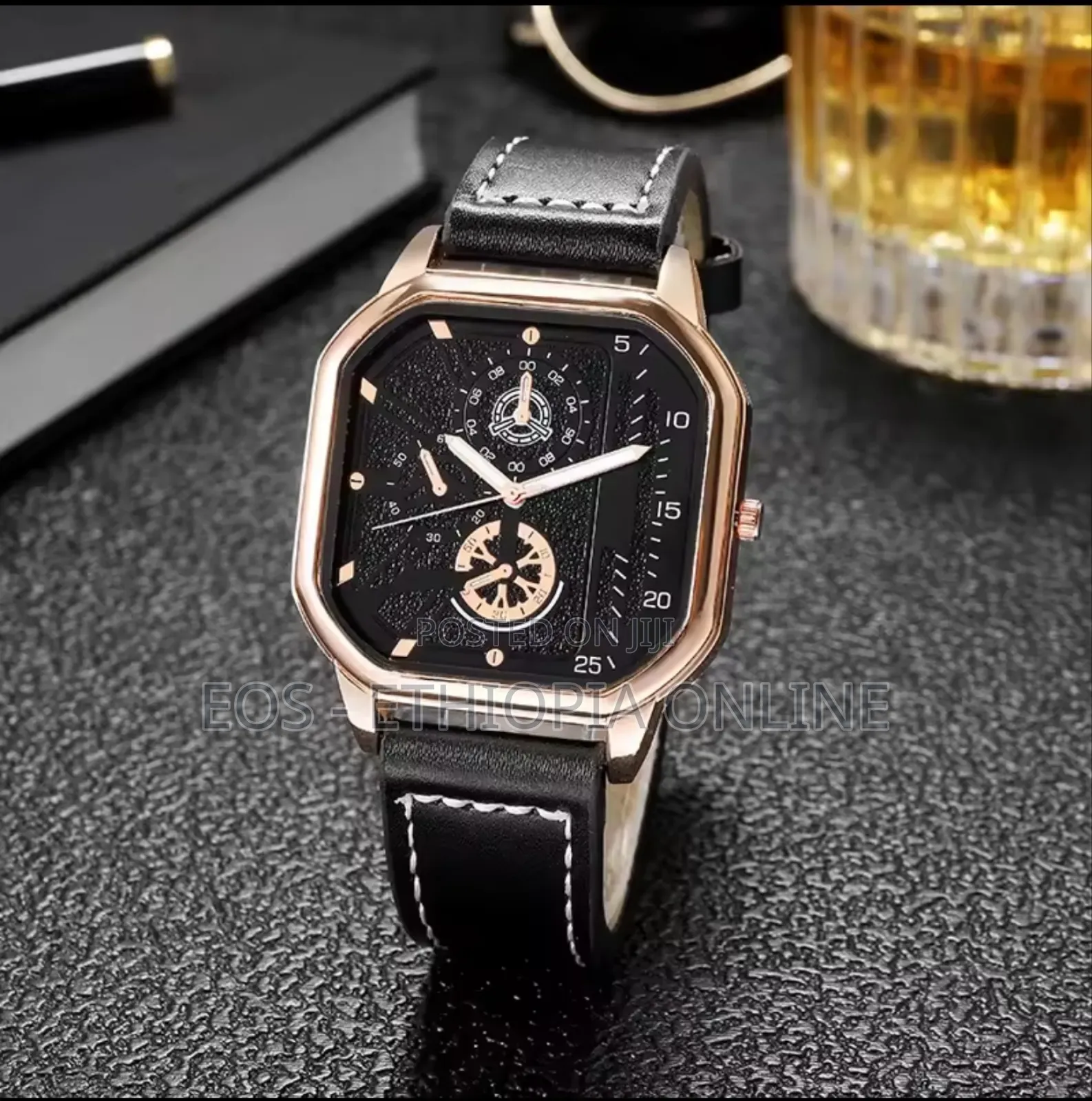 Alloy Squared Quartz Men's Watch [Preorder]
