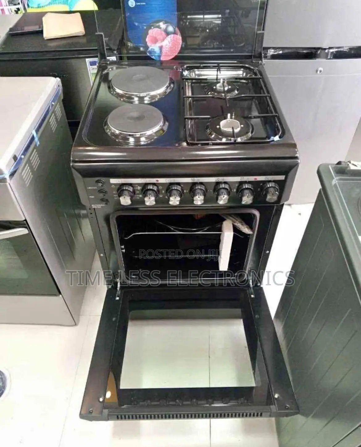 Kumtel 2 Gas + 2 Electric Oven – Versatile Efficient Cooking!