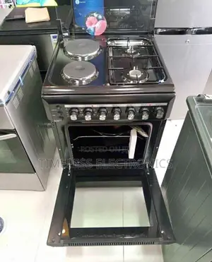 Kumtel 2 Gas + 2 Electric Oven – Versatile Efficient Cooking!