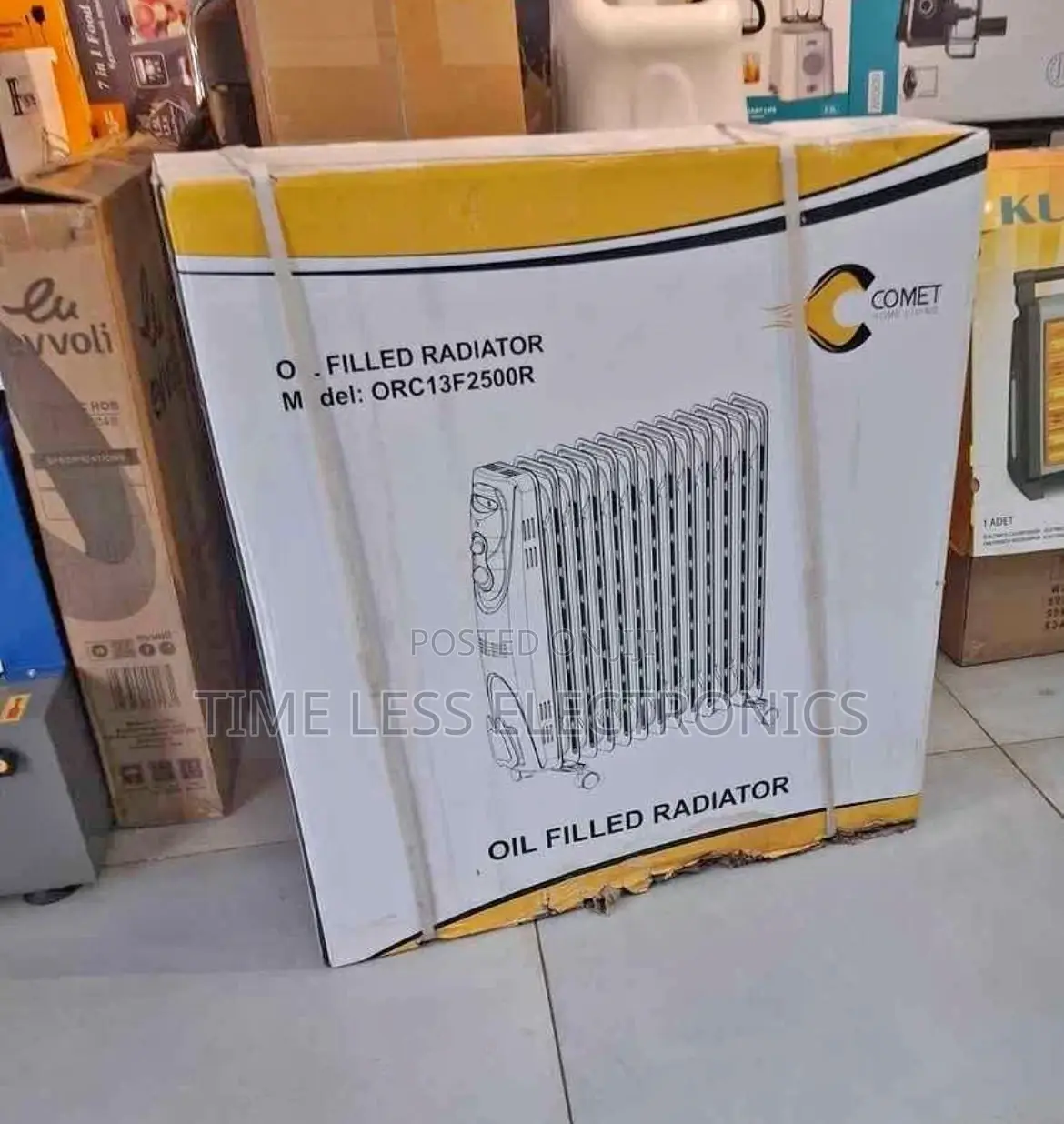 Winter Boss! Comet Oil Heater — Fast Safe Heating!