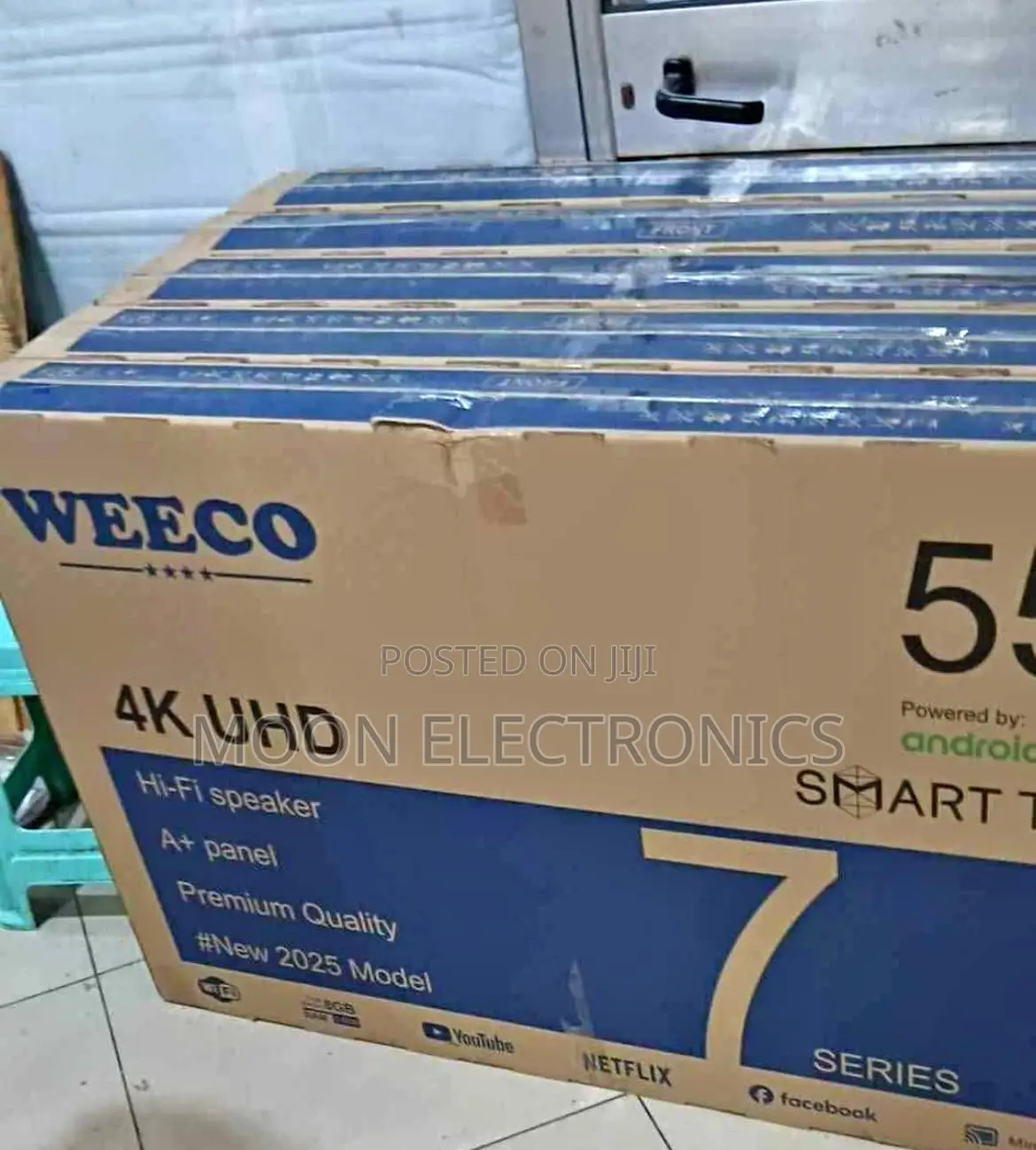 Weeco 55” Uhd Smart Tv – Crystal-Clear Entertainment!