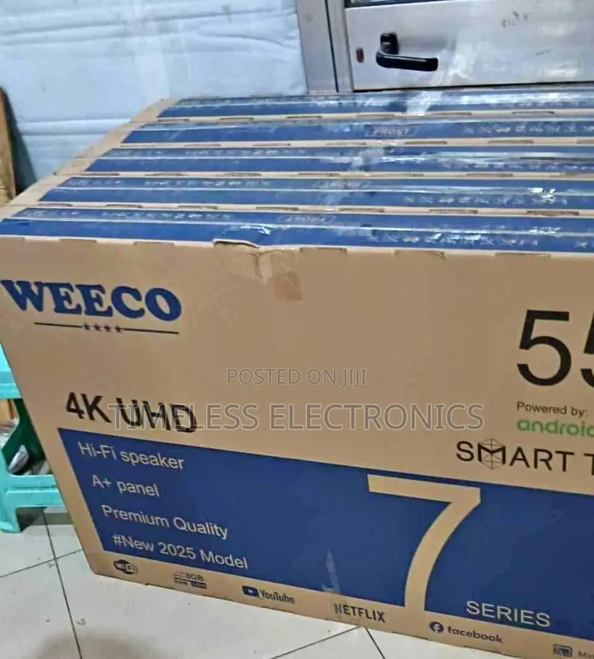 Weeco 55” Uhd Smart Tv – Crystal-Clear Entertainment!