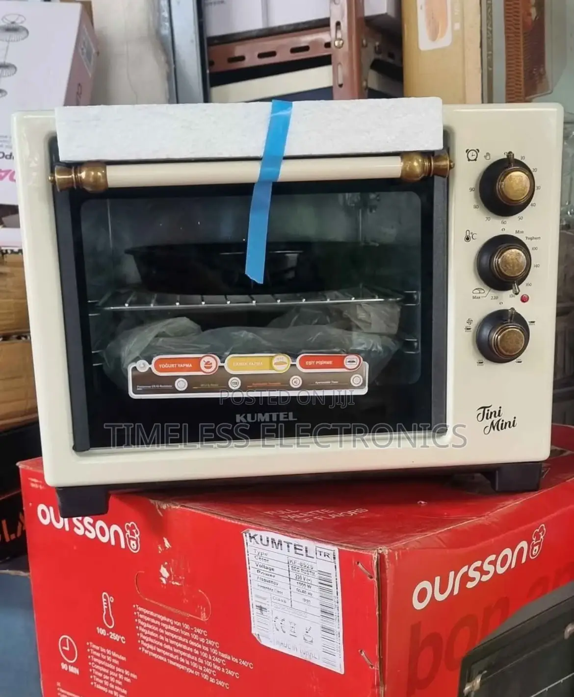 Kumtel Mini Oven – Compact, Fast Reliable!