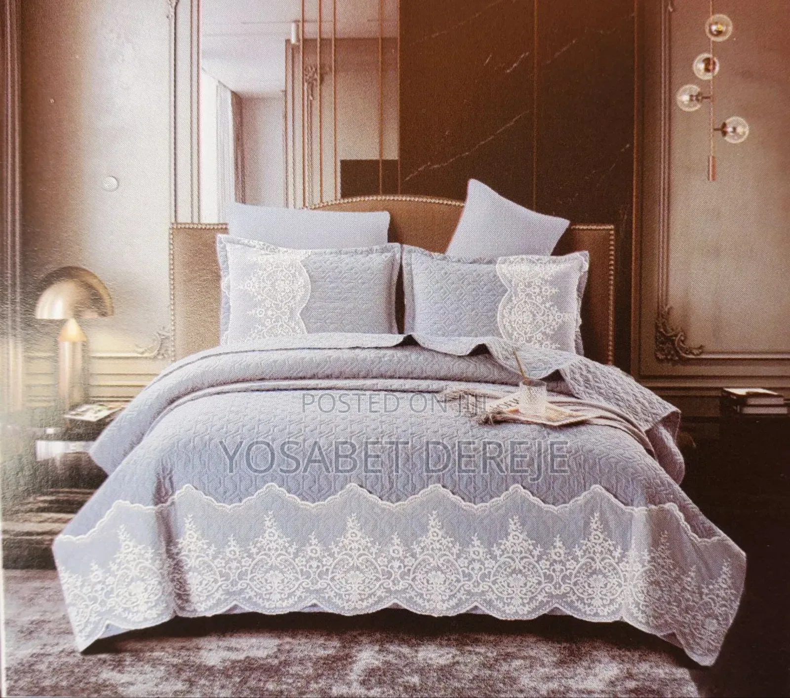 አልጋ ልብስ(Bed Spread) ጥራት ያላቸው የኮተን አልጋ ልብስ