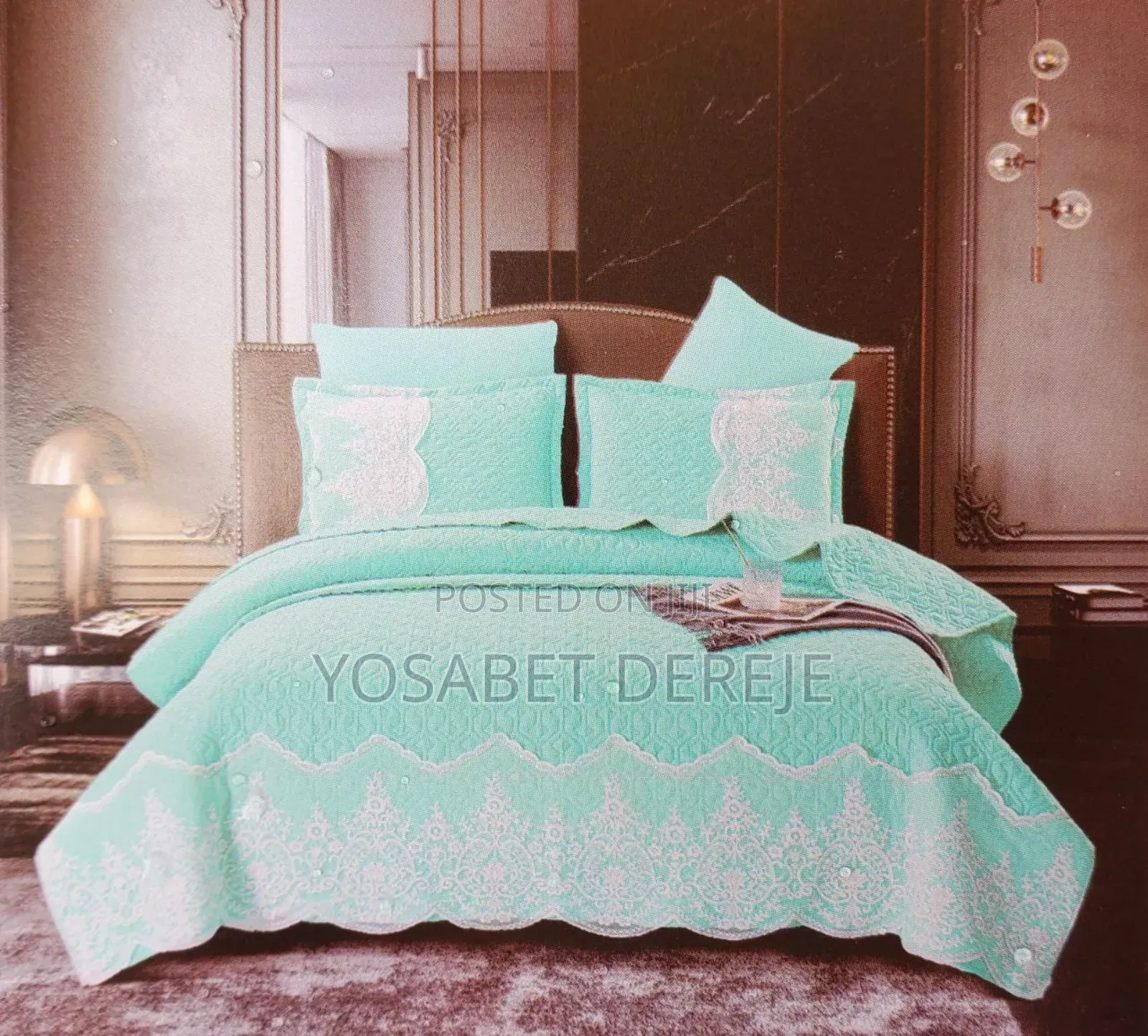 አልጋ ልብስ(Bed Spread) ጥራት ያላቸው የኮተን አልጋ ልብስ