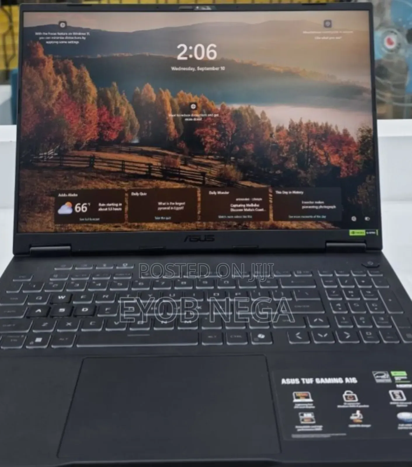 New Laptop Asus TUF Gaming A15 32GB AMD Ryzen 9 SSD 1T