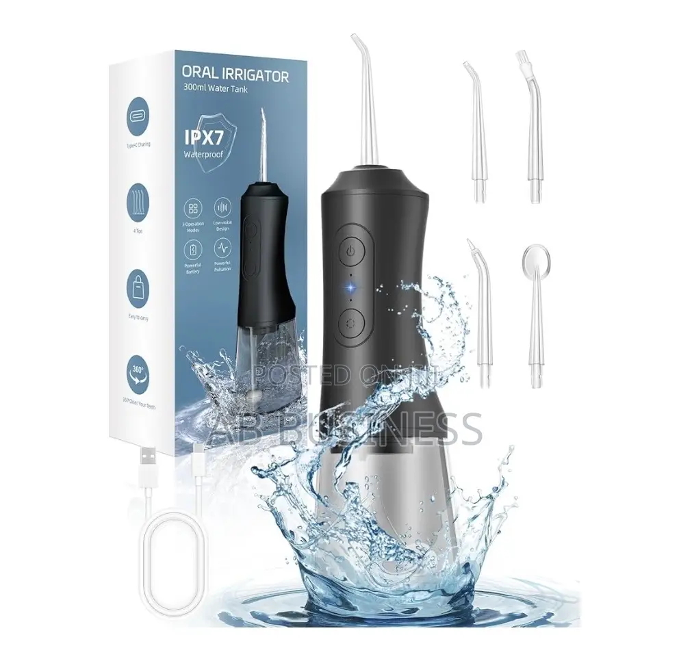 Water Dental Flosser Pick for Teeth, Ipx7 Waterproof Oral Irrigator