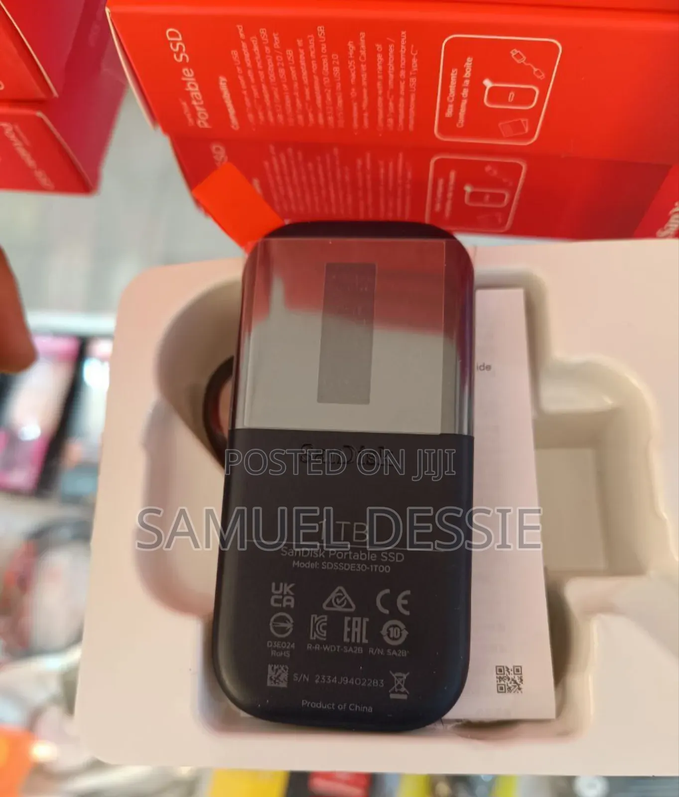 Sandisk Pertable 1tb SSD