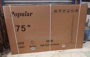 Popular 75" HDR Smart Tv – Ultra Hd, Frameless Immersive 