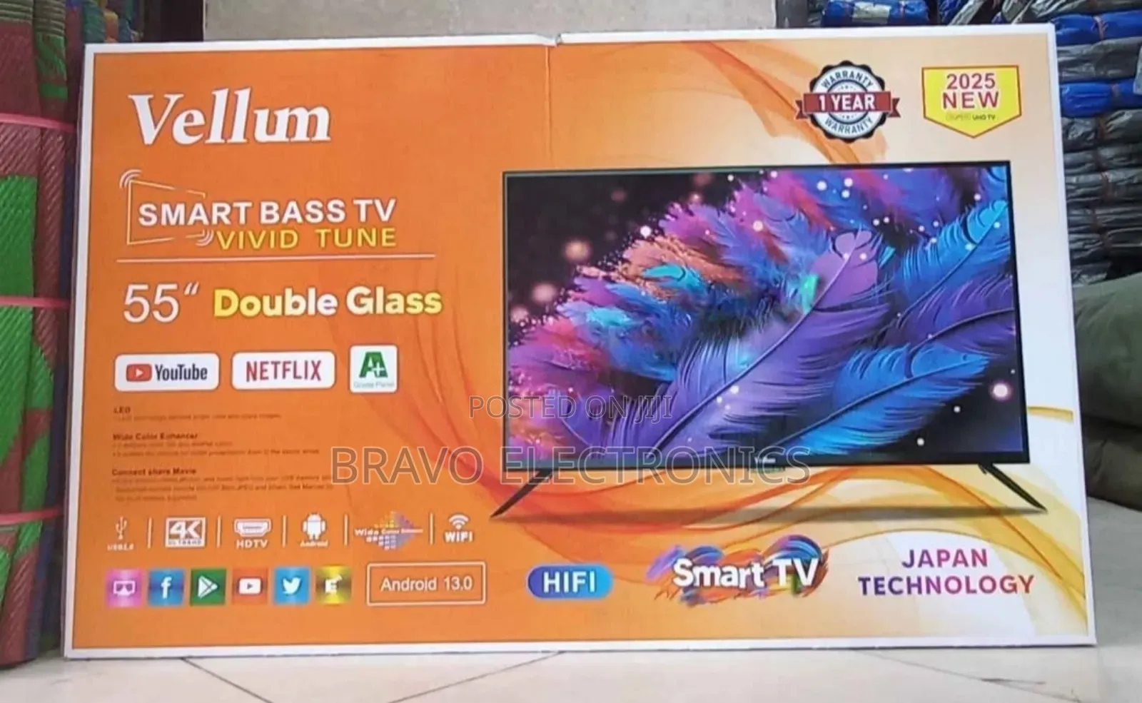 Vellum 55" Smart Tv 2025 – Ultra Hd, Double Screen Innovation 