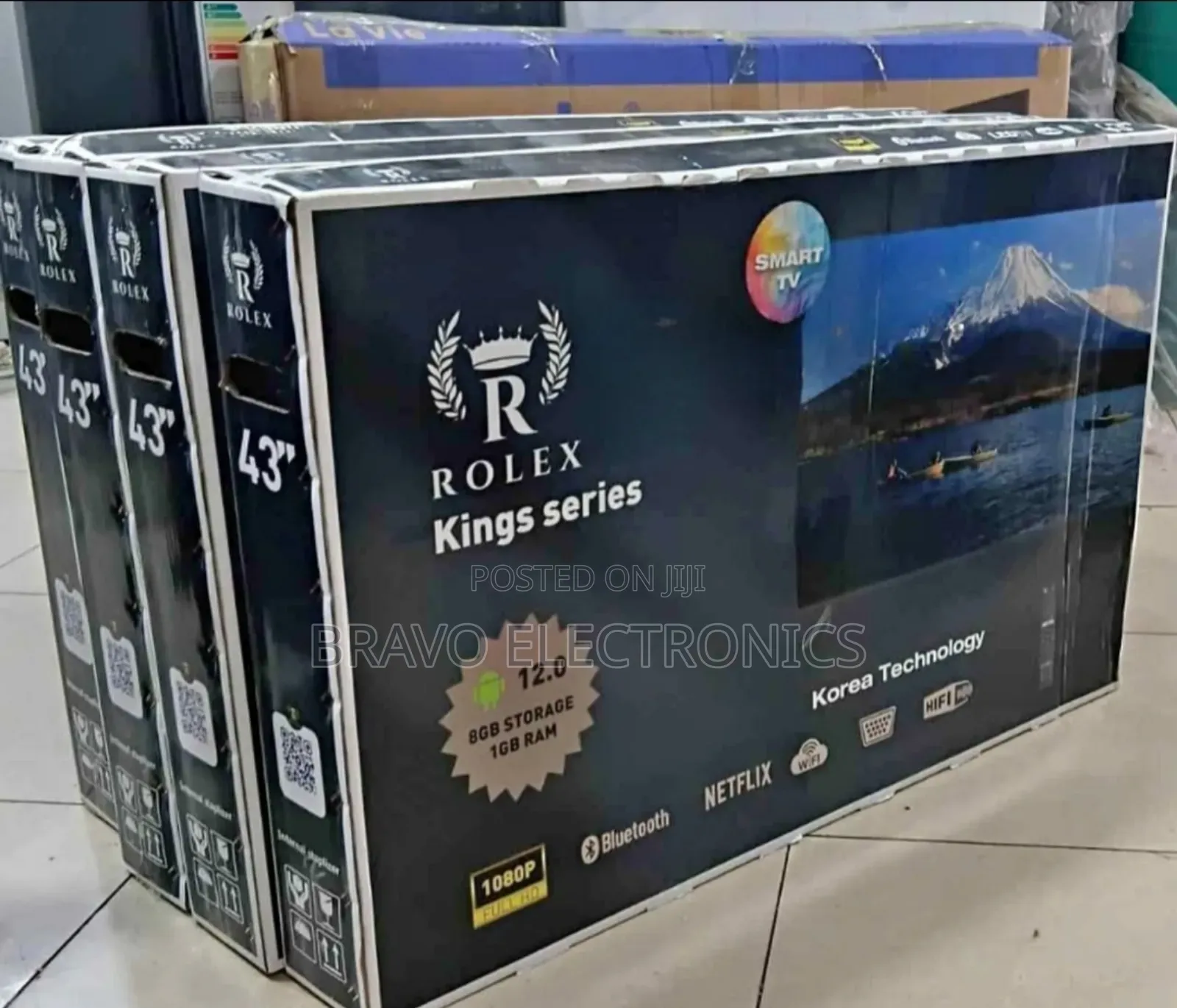 Rolex 43" Tv – Korean Technology, Crystal Clear Viewing!