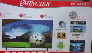 Photo - Emingtek 55" Frameless Android 14 Tv – Smart, Sleek Stunning!