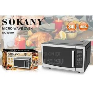 Photo - Sokany Microwave ገብቷል
34 ሊትር 1500 W