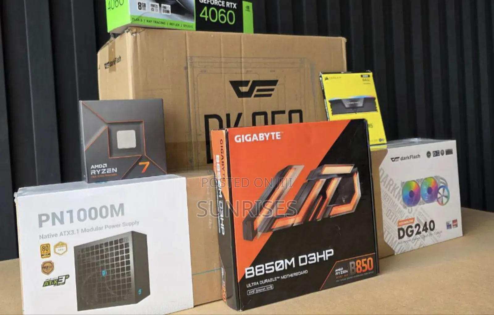 New Desktop Computer 32GB AMD Ryzen 7 SSD 1T