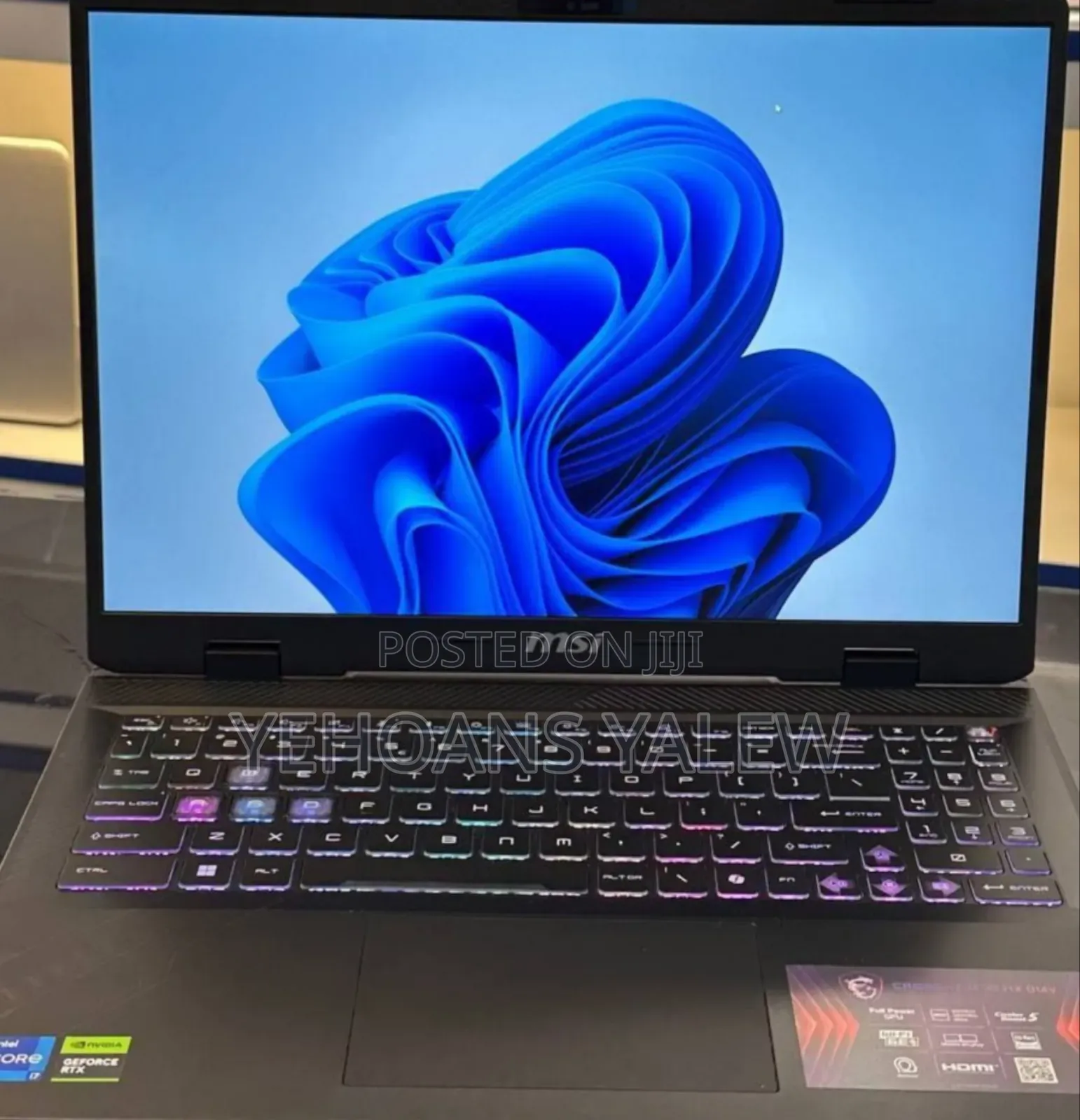 New Laptop MSI Katana 15 16GB Intel Core I7 SSD 1T