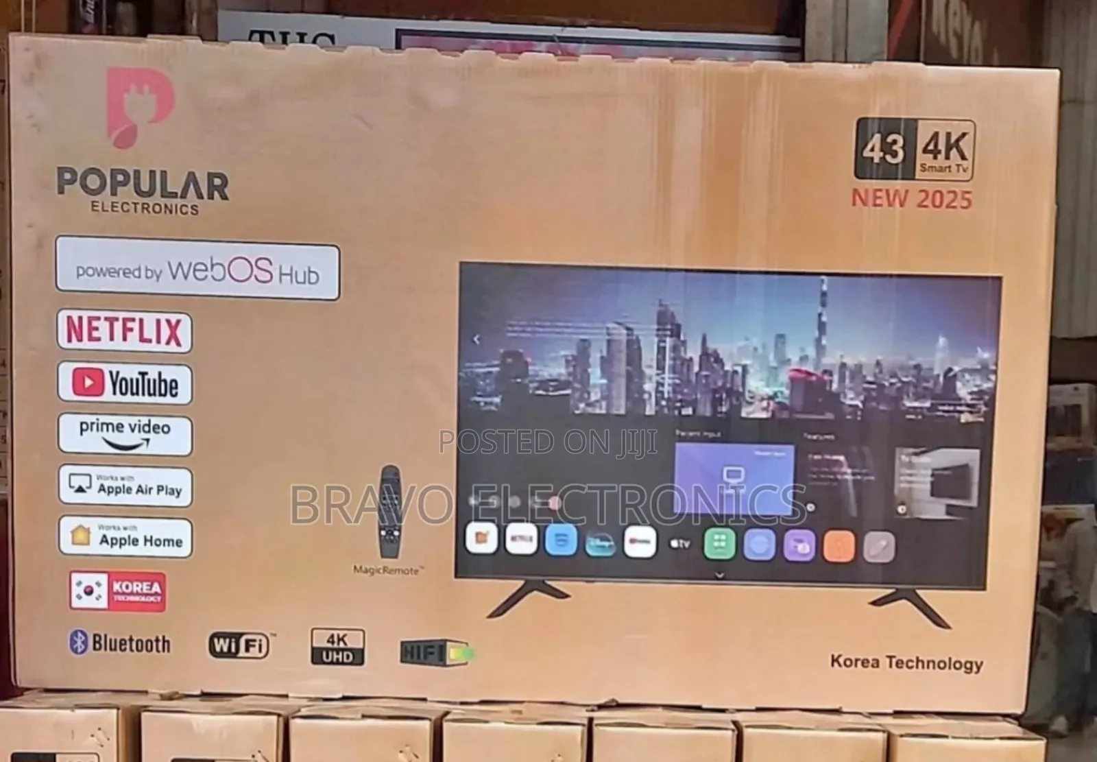 Popular 43" Webos 2025 Smart Tv – Frameless, Fast Future-ready