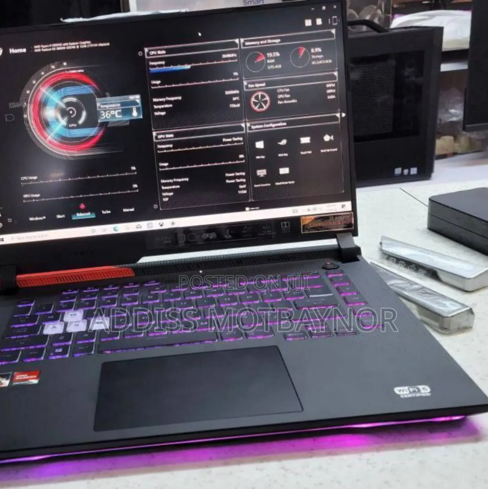 New Laptop Asus ROG Strix G15 16GB Intel Core I7 SSD 512GB