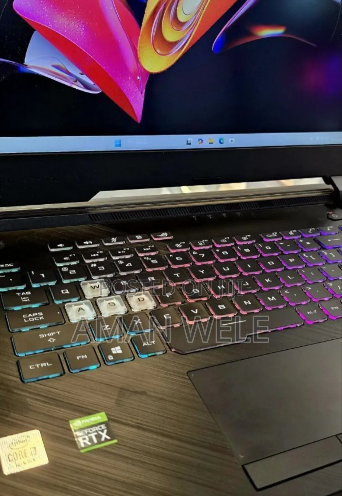 New Laptop Asus ROG Strix G15 16GB Intel Core I7 SSD 512GB