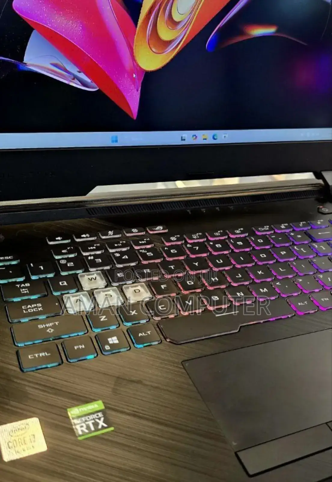 New Laptop Asus ROG Strix G15 16GB Intel Core I7 SSD 512GB