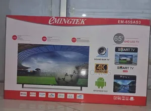 Photo - Emingtek 65" Android 14 Frameless Tv Big Entertainment!
