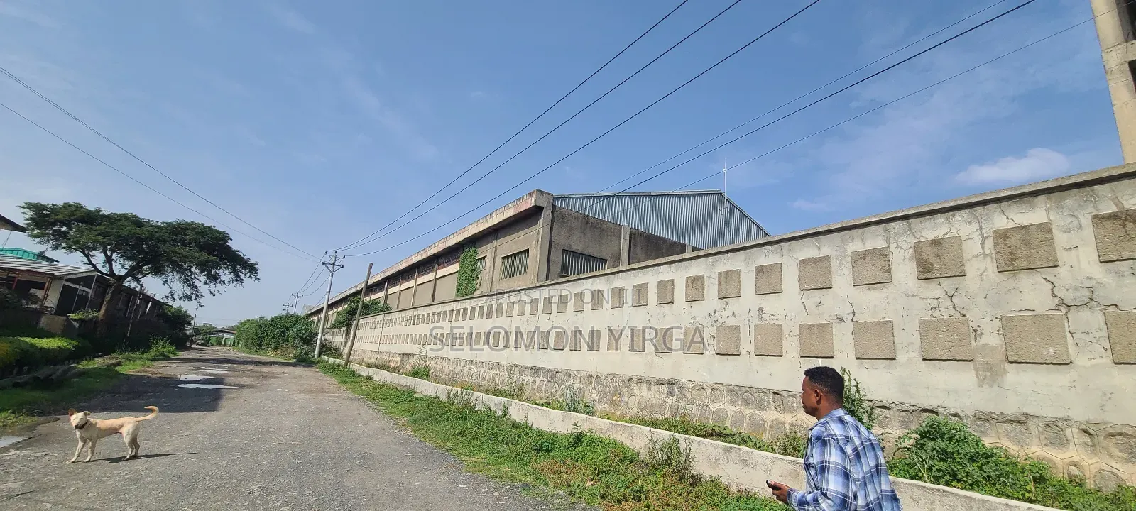 ለሺያጭ የቀረበ መጋዘን