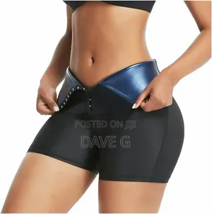 Shorts for Sports Women High Waist Sauna Pants Heat Trapping Shapewear