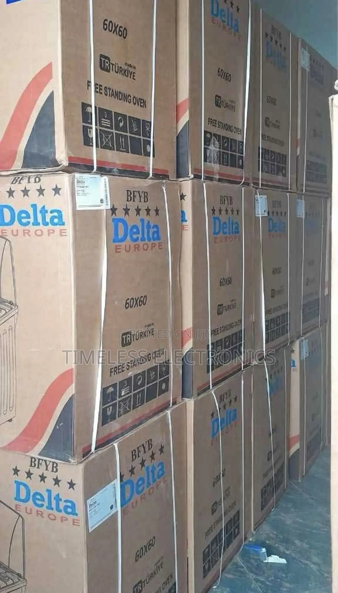 Delta Standing Oven – 2 Gas 2 Electric Burners