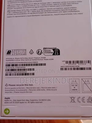 Photo - New Apple iPhone 16 Pro Max 512 GB Silver